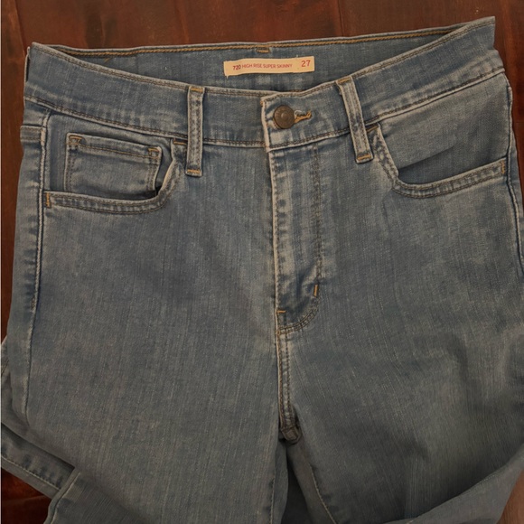 3 Pairs of High-Rise Skinny Jeans (2 Levi's, 1 Zara), Size 27 - Picture 8 of 14